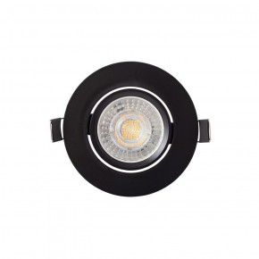DK3020-BK Встраиваемый светильник, IP 20, 10 Вт, GU5.3, LED, черный, пластик в Можге - mozhga.ok-mebel.com | фото 3