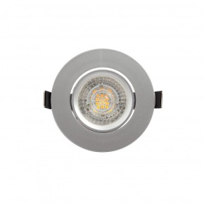 DK3020-CM Встраиваемый светильник, IP 20, 10 Вт, GU5.3, LED, серый, пластик в Можге - mozhga.ok-mebel.com | фото 1