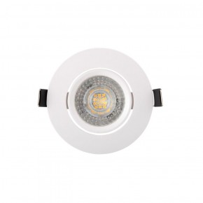DK3020-WH Встраиваемый светильник, IP 20, 10 Вт, GU5.3, LED, белый, пластик в Можге - mozhga.ok-mebel.com | фото