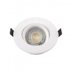 DK3020-WH Встраиваемый светильник, IP 20, 10 Вт, GU5.3, LED, белый, пластик в Можге - mozhga.ok-mebel.com | фото 2