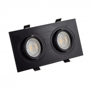 DK3022-BK Встраиваемый светильник, IP 20, 10 Вт, GU5.3, LED, черный, пластик в Можге - mozhga.ok-mebel.com | фото