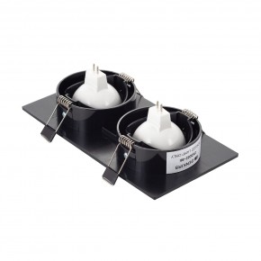 DK3022-BK Встраиваемый светильник, IP 20, 10 Вт, GU5.3, LED, черный, пластик в Можге - mozhga.ok-mebel.com | фото 3