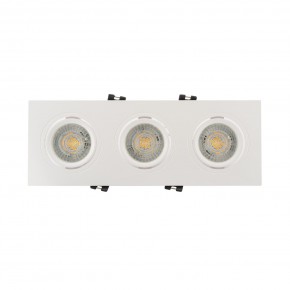 DK3023-WH Встраиваемый светильник, IP 20, 10 Вт, GU5.3, LED, белый, пластик в Можге - mozhga.ok-mebel.com | фото