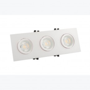 DK3023-WH Встраиваемый светильник, IP 20, 10 Вт, GU5.3, LED, белый, пластик в Можге - mozhga.ok-mebel.com | фото 2