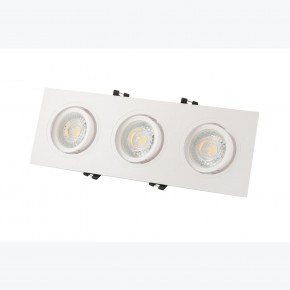 DK3023-WH Встраиваемый светильник, IP 20, 10 Вт, GU5.3, LED, белый, пластик в Можге - mozhga.ok-mebel.com | фото 3