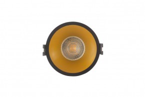 DK3026-BG Встраиваемый светильник, IP 20, 10 Вт, GU5.3, LED, черный/золотой, пластик в Можге - mozhga.ok-mebel.com | фото