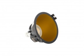 DK3026-BG Встраиваемый светильник, IP 20, 10 Вт, GU5.3, LED, черный/золотой, пластик в Можге - mozhga.ok-mebel.com | фото 4