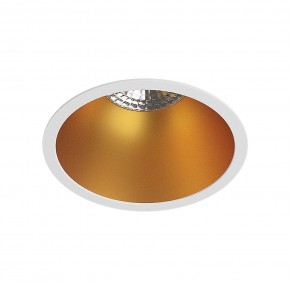 DK3026-WG Встраиваемый светильник, IP 20, 10 Вт, GU5.3, LED, белый/золотой, пластик в Можге - mozhga.ok-mebel.com | фото