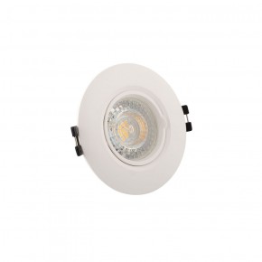 DK3028-WH Встраиваемый светильник, IP 20, 10 Вт, GU5.3, LED, белый, пластик в Можге - mozhga.ok-mebel.com | фото 2