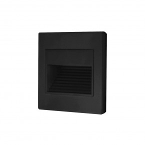 DK3050-BK Светильник встраиваемый в стену, IP 20, LED 3000, 1 Вт, черный пластик в Можге - mozhga.ok-mebel.com | фото