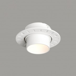 DK3056-WH Встраиваемый светильник под шпатлевку, IP20, до 15 Вт, LED, GU5,3, белый, пластик в Можге - mozhga.ok-mebel.com | фото