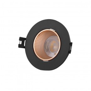 DK3061-BBR Встраиваемый светильник, IP 20, 10 Вт, GU5.3, LED, черный/бронзовый, пластик в Можге - mozhga.ok-mebel.com | фото