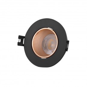 DK3061-BBR Встраиваемый светильник, IP 20, 10 Вт, GU5.3, LED, черный/бронзовый, пластик в Можге - mozhga.ok-mebel.com | фото