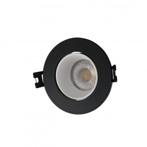 DK3061-BK+WH Встраиваемый светильник, IP 20, 10 Вт, GU5.3, LED, черный/белый, пластик в Можге - mozhga.ok-mebel.com | фото