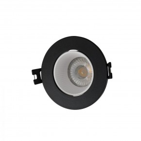 DK3061-BK+WH Встраиваемый светильник, IP 20, 10 Вт, GU5.3, LED, черный/белый, пластик в Можге - mozhga.ok-mebel.com | фото