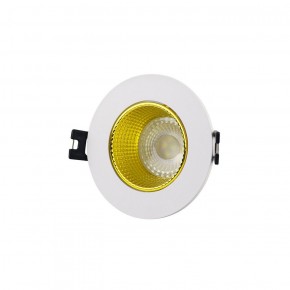 DK3061-WH+YE Встраиваемый светильник, IP 20, 10 Вт, GU5.3, LED, белый/желтый, пластик в Можге - mozhga.ok-mebel.com | фото 1