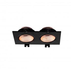 DK3072-BBR Встраиваемый светильник, IP 20, 10 Вт, GU5.3, LED, черный/бронзовый, пластик в Можге - mozhga.ok-mebel.com | фото 2