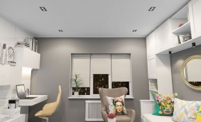 DK3072-BK+WH Встраиваемый светильник, IP 20, 10 Вт, GU5.3, LED, черный/белый, пластик в Можге - mozhga.ok-mebel.com | фото 2