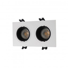 DK3072-WH+BK Встраиваемый светильник, IP 20, 10 Вт, GU5.3, LED, белый/черный, пластик в Можге - mozhga.ok-mebel.com | фото