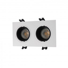 DK3072-WH+BK Встраиваемый светильник, IP 20, 10 Вт, GU5.3, LED, белый/черный, пластик в Можге - mozhga.ok-mebel.com | фото