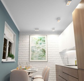 DK3085-WH+BR Светильник накладной IP 20, 10 Вт, GU5.3, LED, белый/бронзовый, пластик в Можге - mozhga.ok-mebel.com | фото 2