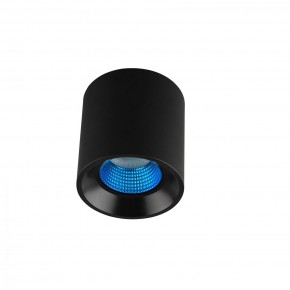 DK3090-BK+CY Светильник накладной IP 20, 10 Вт, GU5.3, LED, черный/голубой, пластик в Можге - mozhga.ok-mebel.com | фото