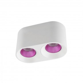 DK3096-WH+PI Светильник накладной IP 20, 10 Вт, GU5.3, LED, белый/розовый, пластик в Можге - mozhga.ok-mebel.com | фото