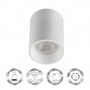 DK3110-WH Светильник накладной IP 20, 10 Вт, GU5.3, LED, белый, пластик в Можге - mozhga.ok-mebel.com | фото