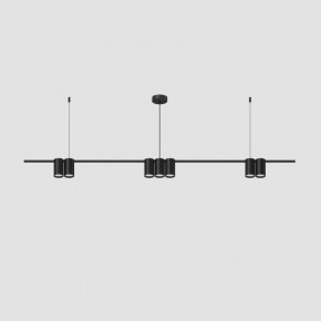 DK4063-BK Подвесной светильник ORBIT, IP20, 7xGU10 LED до 15 Вт, черный матовый, алюминий в Можге - mozhga.ok-mebel.com | фото 2