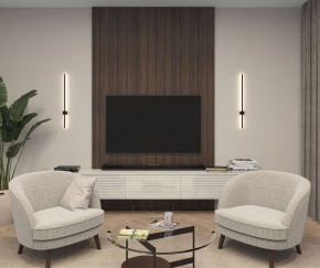 DK5012-BK Бра 800 мм, 3000К, IP20, 7 Вт, черный, алюминий в Можге - mozhga.ok-mebel.com | фото 5