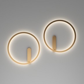 DK5035-SG Бра ROUND со светодиодом, IP20, 24W, 3000/4000/6500K, матовое золото, алюминий в Можге - mozhga.ok-mebel.com | фото 7