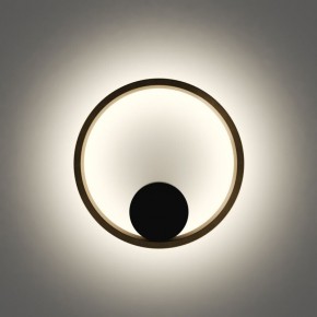 DK5060-BK+SG Бра ORBIT, IP20, 3000К, LED, 10 Вт, черный + сатинированное золото, алюминий в Можге - mozhga.ok-mebel.com | фото 4