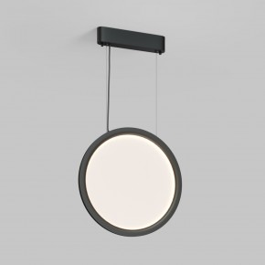 DK6604-BK Подвесной вертикальный светильник Veil со светодиодом H1500 d450 220V 36W 3000-6000K IP20 черный алюминий в Можге - mozhga.ok-mebel.com | фото