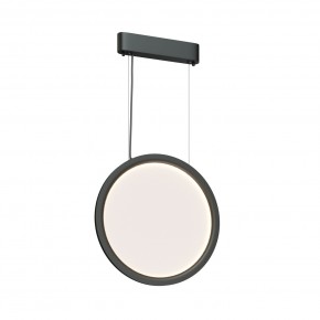 DK6604-BK Подвесной вертикальный светильник Veil со светодиодом H1500 d450 220V 36W 3000-6000K IP20 черный алюминий в Можге - mozhga.ok-mebel.com | фото 3