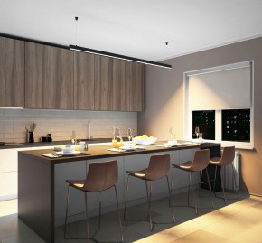 DK9203-BK Линейный светильник 52W 2000mm 3000K, черный в Можге - mozhga.ok-mebel.com | фото 5
