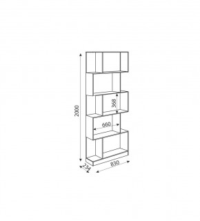 Дуглас (подростковая) М05 Стеллаж в Можге - mozhga.ok-mebel.com | фото 2