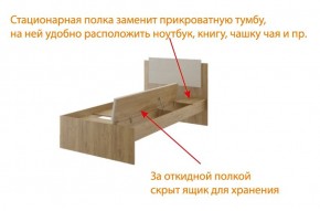 Дуглас (подростковая) М14 Кровать в Можге - mozhga.ok-mebel.com | фото 6