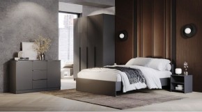 ЭЛЕГАНТ Спальный гарнитур (модульный) графит в Можге - mozhga.ok-mebel.com | фото