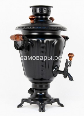Электрический самовар "Черный Русский" матовая рюмка в наборе на 3 литра (Ограниченная серия) в Можге - mozhga.ok-mebel.com | фото 3