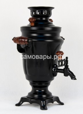 Электрический самовар "Черный Русский" матовый тюльпан на 1,5 литра. Ограниченная серия. в Можге - mozhga.ok-mebel.com | фото 3