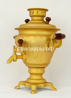 Электрический самовар "Русское золото" матовая груша на 2 литра (Ограниченная серия) в Можге - mozhga.ok-mebel.com | фото