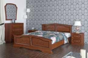 ЕЛЕНА Кровать из массива (Орех) в Можге - mozhga.ok-mebel.com | фото