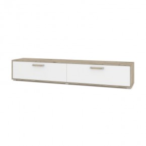 ФЛОРИДА Ф32 Тумба ТВ (дуб серый/белый) в Можге - mozhga.ok-mebel.com | фото