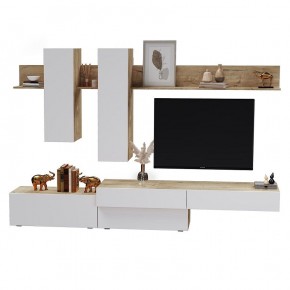 ФРИДА Гостиная (Вотан/Белый глянец) в Можге - mozhga.ok-mebel.com | фото 2