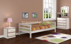 ГЛОРИЯ Кровать детская (Белый Античный) в Можге - mozhga.ok-mebel.com | фото