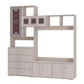 Гостиная Белла (модульная) ясень белый в Можге - mozhga.ok-mebel.com | фото 2