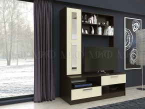 Гостиная Фиеста центр (Дуб Беленый/Венге) в Можге - mozhga.ok-mebel.com | фото 3