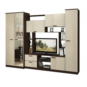 Гостиная Флора (венге/лоредо нов.) в Можге - mozhga.ok-mebel.com | фото