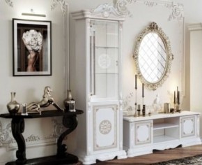 Гостиная Грация (комплект) белый/золото в Можге - mozhga.ok-mebel.com | фото 3