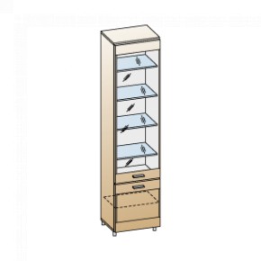 Гостиная Камелия Композиция 5 (Гикори Джексон темный) в Можге - mozhga.ok-mebel.com | фото 2